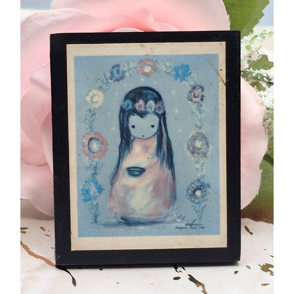 Ettore Ted DeGrazia Children Mini Magnets ~ Set of 4 Art Print Collectibles - Picture 5 of 6